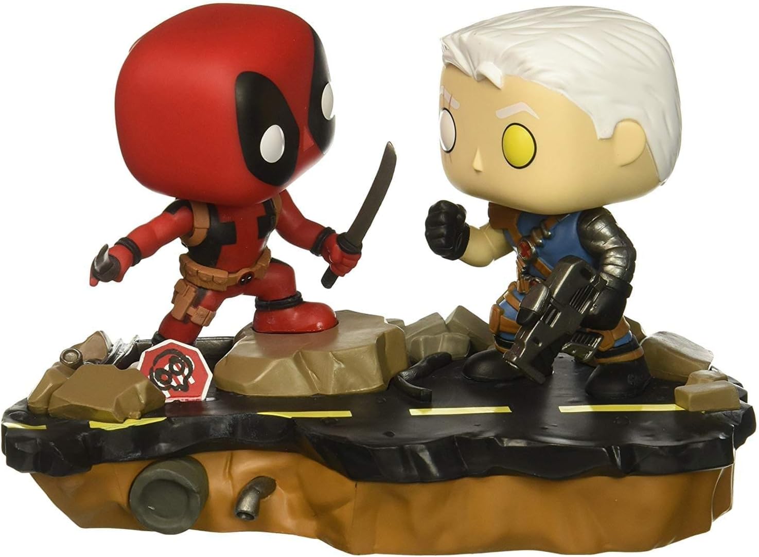 Funko Pop Marvel: Comic Moments - Deadpool vs Cable Vinyl Figure