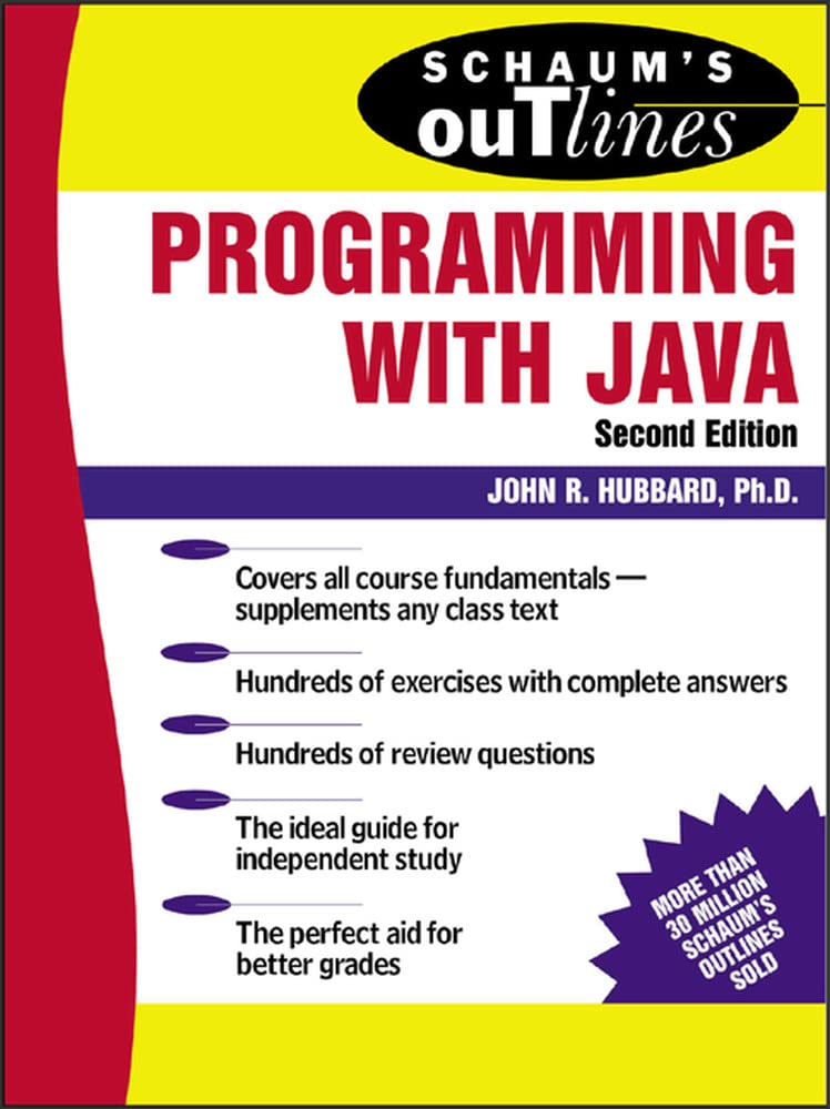 Buy Schaum's Outline of Programming with Java — BookShops.in