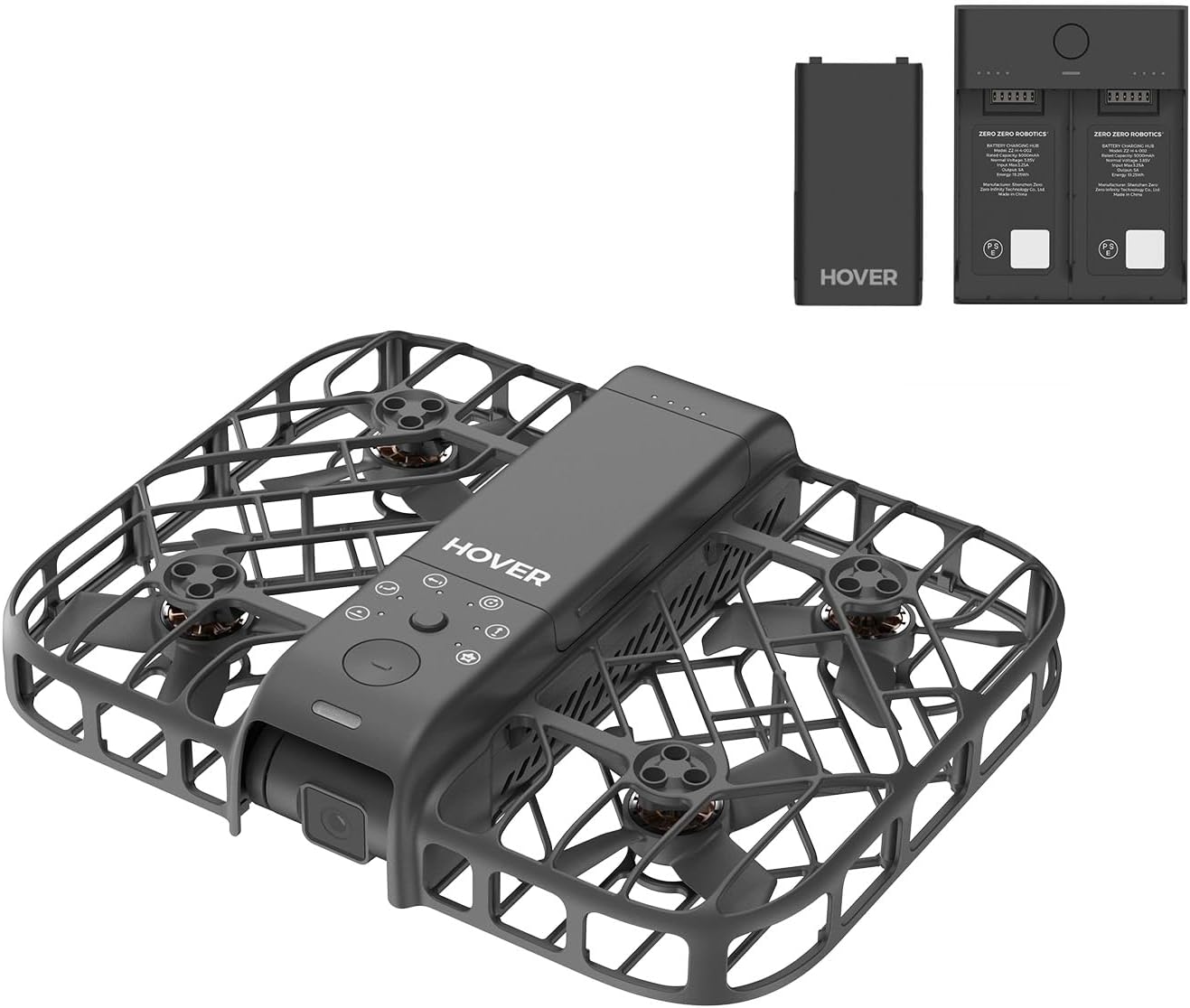 Amazon.co.jp: HOVERAir X1 Smart AI飛行カメラ ドローン カメラ付き 100g未満 免許不要 2.7K HDR ...