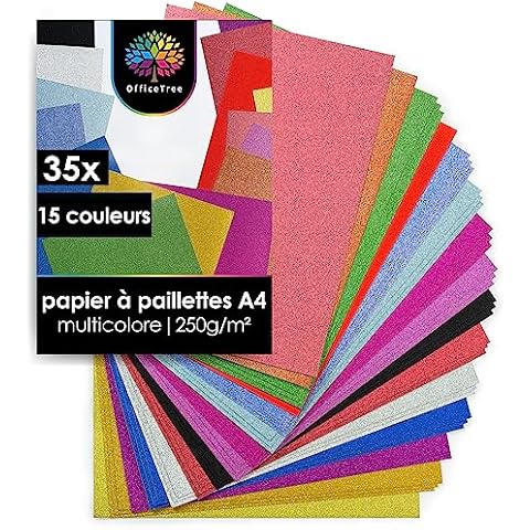 Papier Pailleté A4 OfficeTree Cover