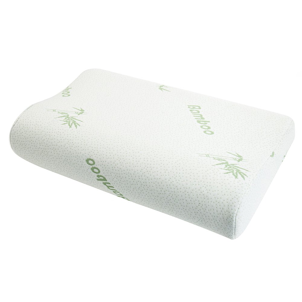 Librao Women's 1Pack Memory Foam Pillow Bamboo Fiber Slow Rebound Cervical Care Neck Pain Relief Orthopaedic Support Pillows (1Pack)