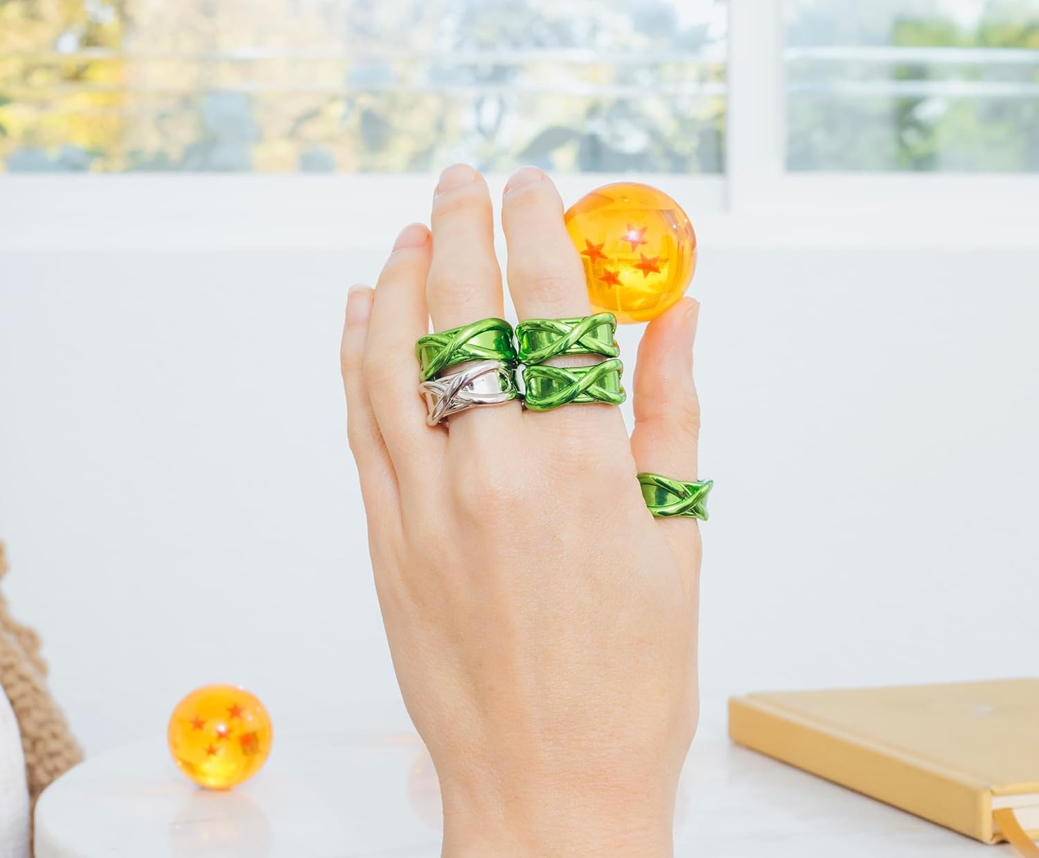 SalesOne Dragon Ball Super 5pcs Adjustable Time Ring Set