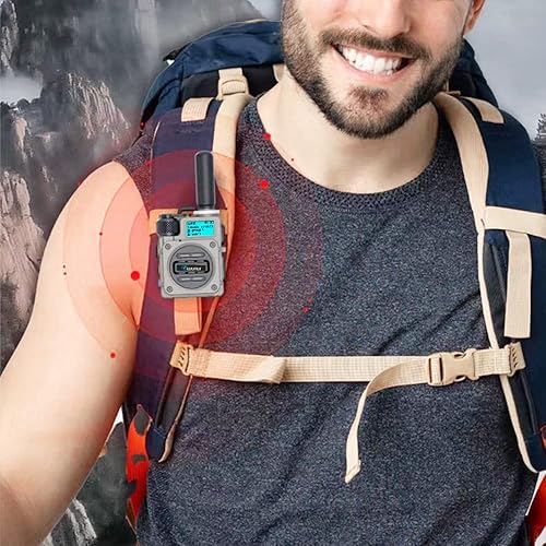 Miniatura 3 de Wurui TXQ G6 Global-ptt 4G POC walkie Talkie for Adults Long Range intercom 1000 Miles Distance Network Two Way Radio (2blackwithCard)