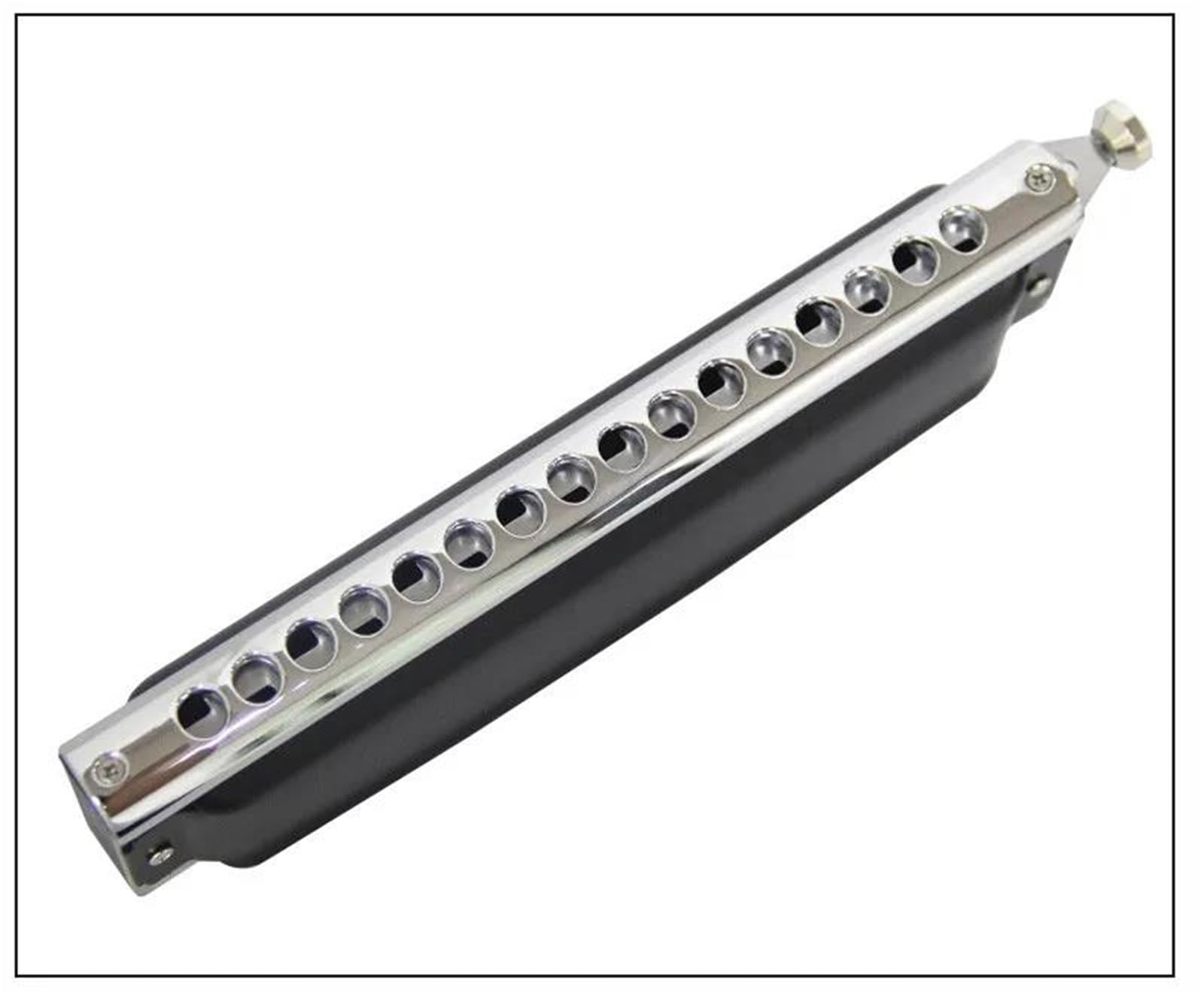 Harmonica T16-64K Harmonica chromatique 16 trous 64 tons | T16-64K 16 trous 64 tons Harmonica chromatique bouche orgue clé C