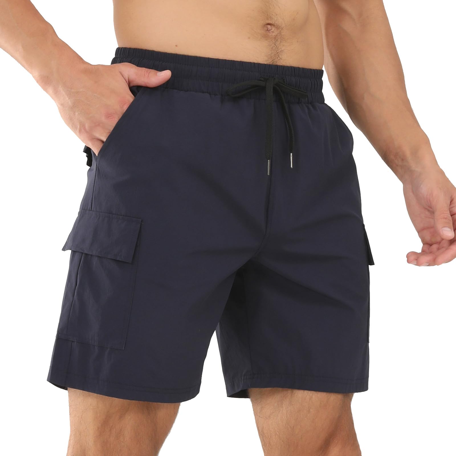 Superora Shorts Cargo Hommes Randonnée Respirants Séchage Rapide Classique Relaxed Fit Stretch Poches Multiples