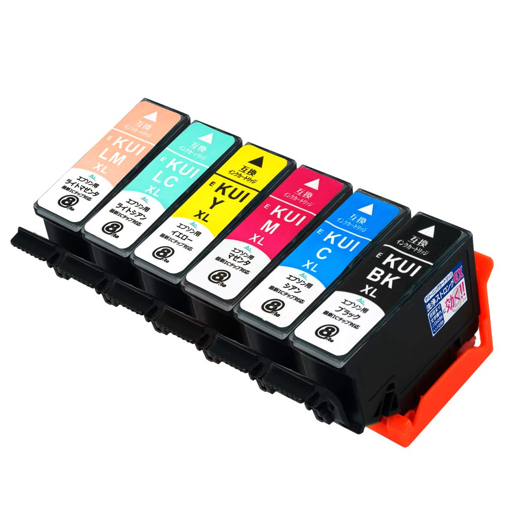エプソンプリンターインク　クマノミ   EP-879 EP-880 対応 エプソン（EPSON） 純正インクカートリッジ クマノミ 6色組 KUI-6CL 箱