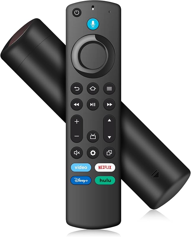 Replacement Voice Amazon Fire Stick Remote Control Compatible with | Firestick/Lite/Cube/HD, 4K(1st/2nd GenMax/Plus/Select), 3rd Gen Smart TVs, for Insignia-Toshiba-Pioneer Smart TVs