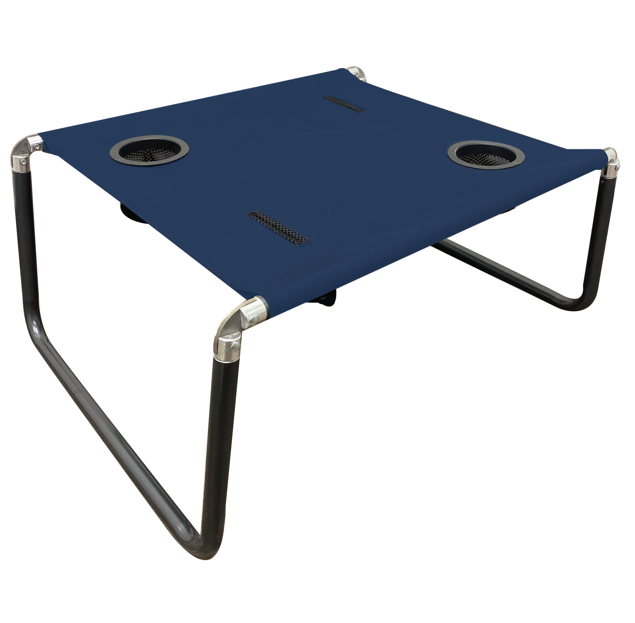 Neso Portable Beach Table with Cup Holders, Cell Phone Pockets, Lightweight for Picnics and Parks (Navy) — image 1