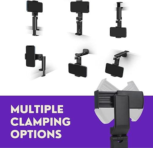 Miniatura 7 de Phone Loops Soporte universal para teléfono manos libres, rotación 360, compacto y apto para viajes, adecuado para teléfonos inteligentes