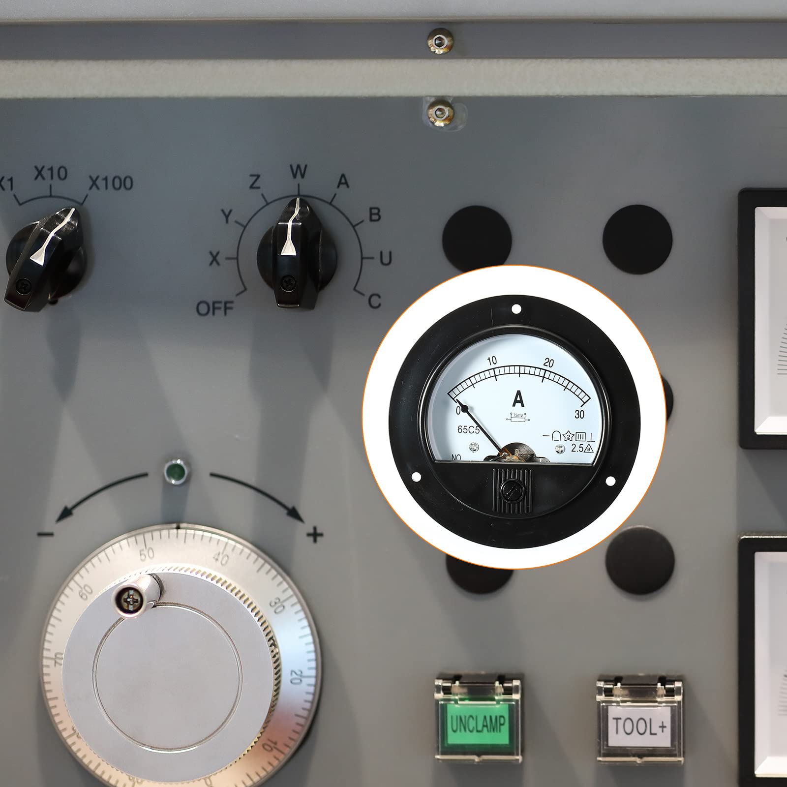 YOKIVE Analog Panel Ammeter, 65C5-30A Ampere Meter Current Tester, Great for Office Art, Home, Daily Use (DC 0-30A) - Image 3