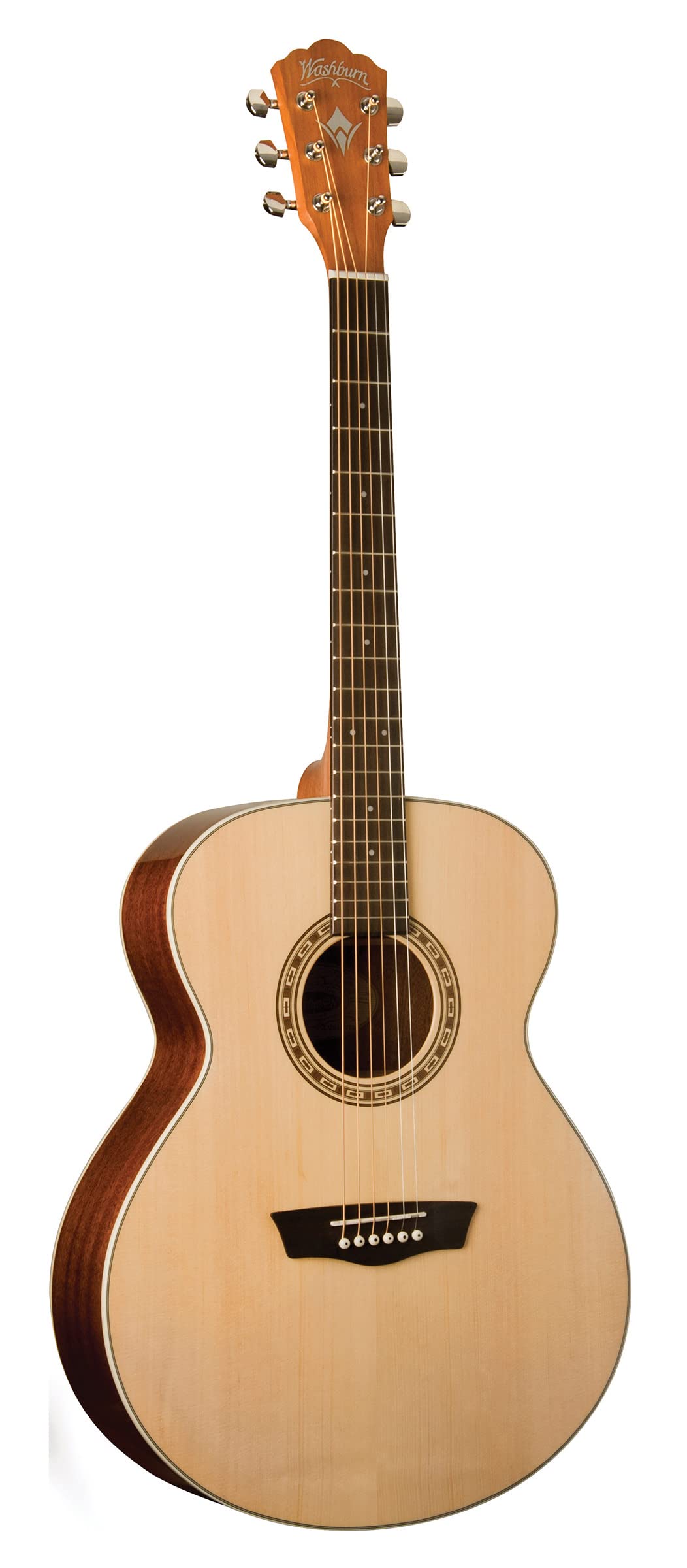 Amazon.com: Washburn Harvest G7S Grand Auditorium Acoustic Guitar