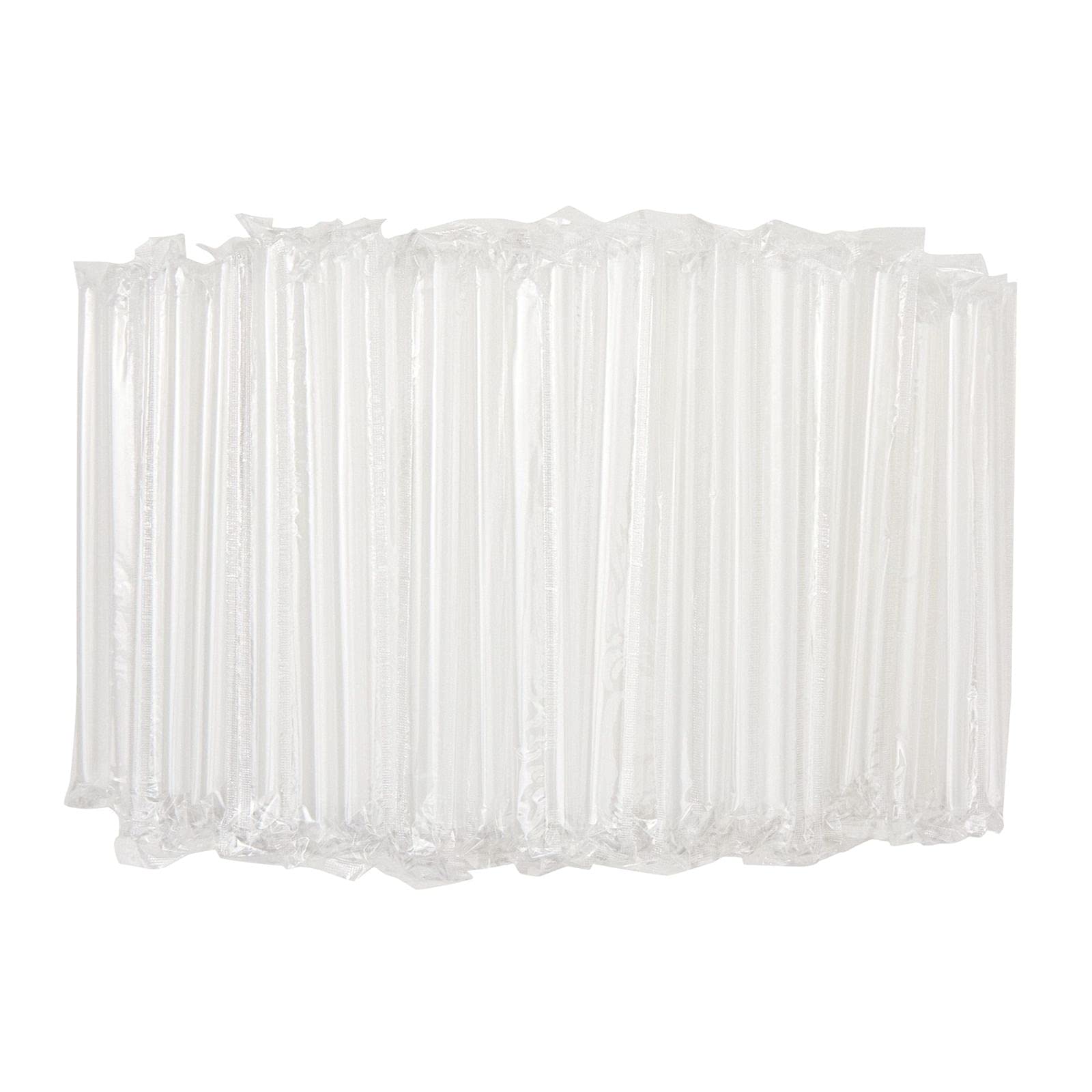 Stockroom Plus Individually Wrapped Boba Tea Straws for Smoothies, Jumbo Size (8.5 In, 200 Pack)