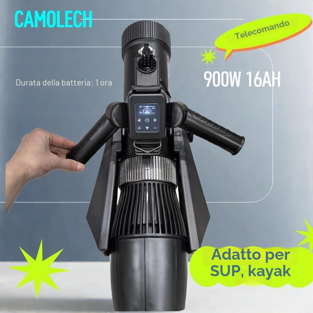 900W Scooter subacqueo 100ft Profondità Acqua Eliche Attrezzature subacquee per Piscina