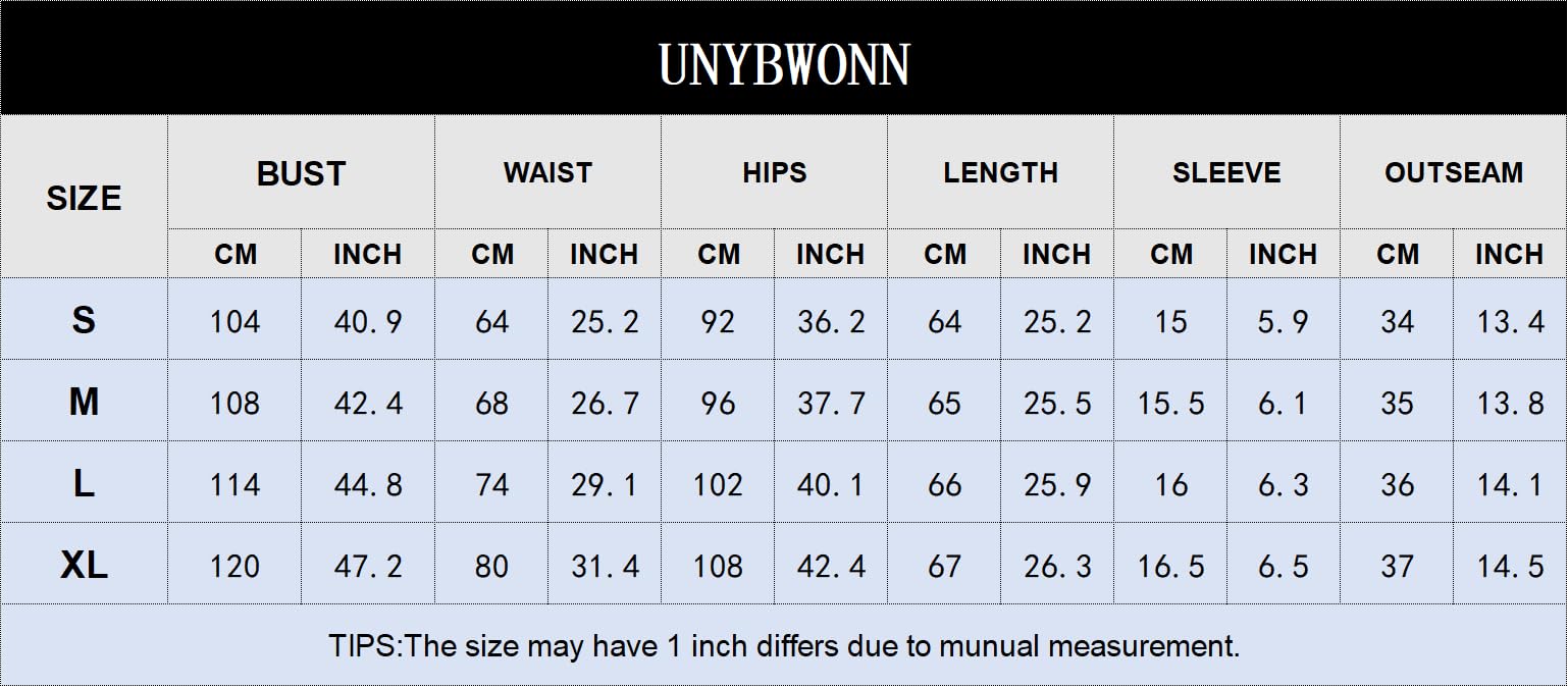 Unybwoon - Set di 2 pezzi da donna in maglia estiva con bottoni e pantaloncini trasparenti