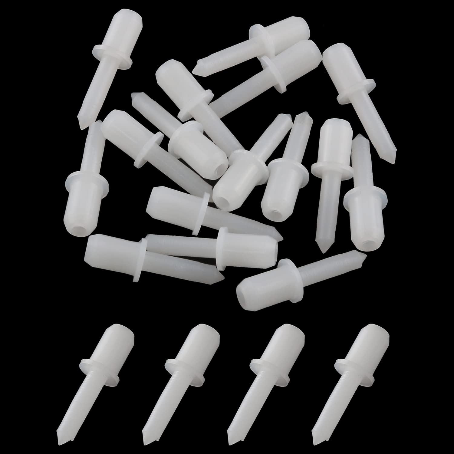 Standard Nylon Shutter Pins 20PCS Shutter Louver Repair Pins Non-Retractable