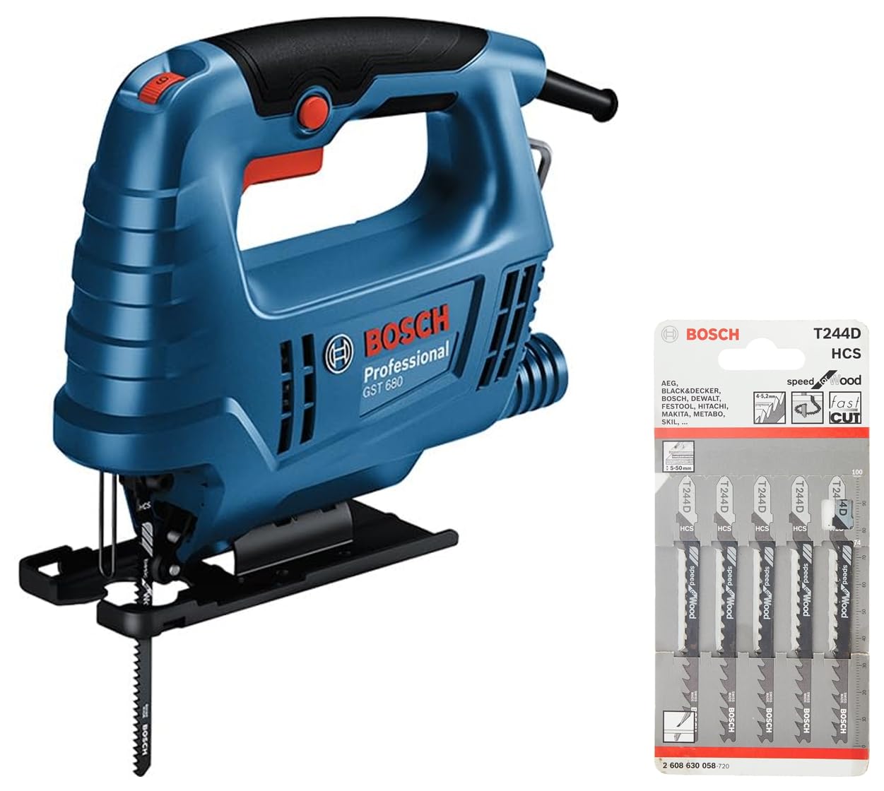BOSCH Professional GST 680 Corded Electric Jigsaw | 1 Year