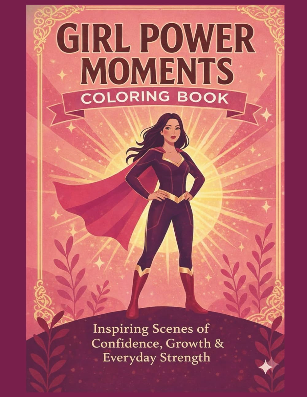 Girl Power Moments Coloring Book: Inspiring Scenes of Confidence, Growth & Everyday Strength