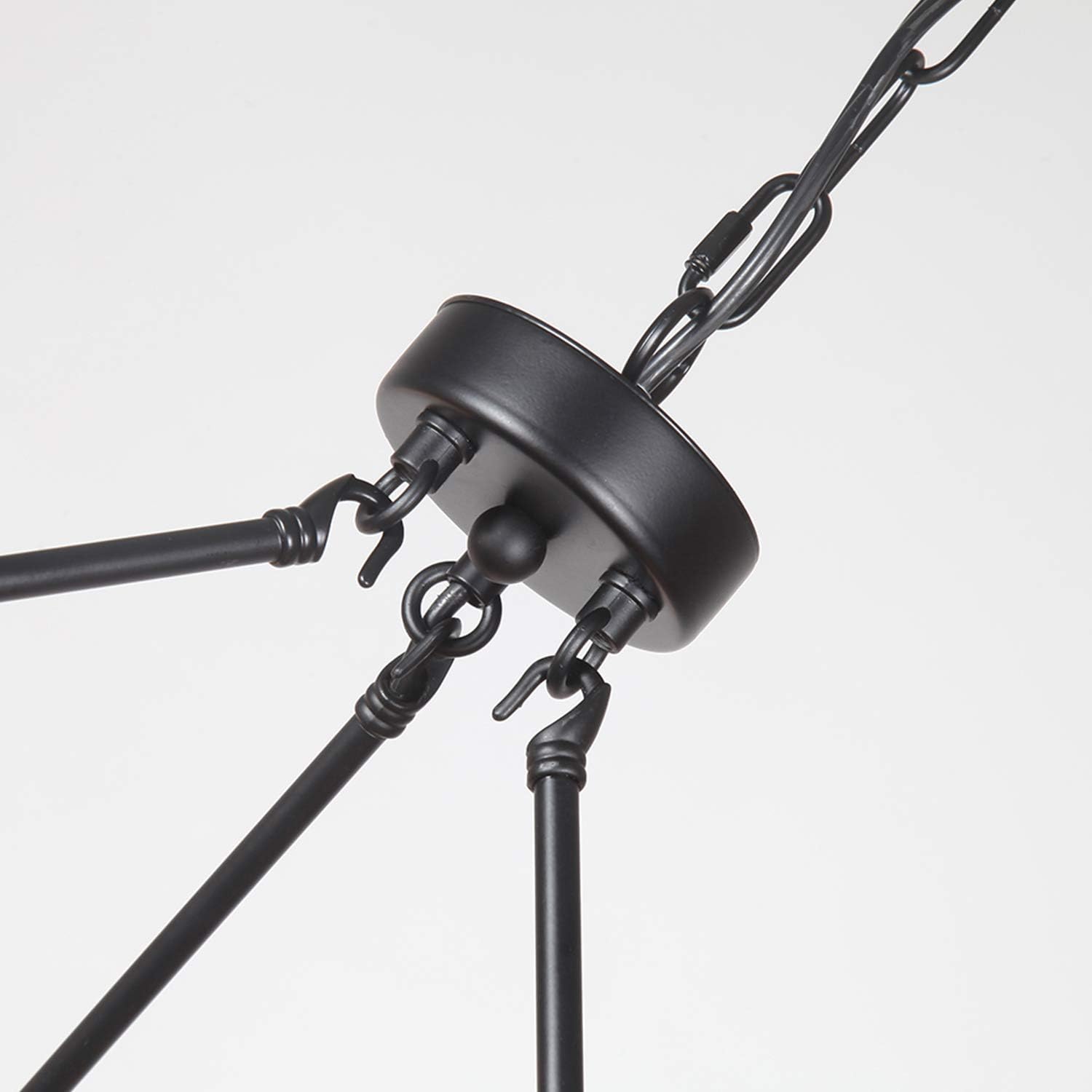 Get Cheap Price Kitchen Island Pendant Light, A1A9 Retro Round Candle LED Chandelier Lighting Wagon Wheel Ceiling Lights for Farmhouse, Dining Room, Table Light, in Entryway, Hallway, Foyer, D30 X H23 Chain 41.3''