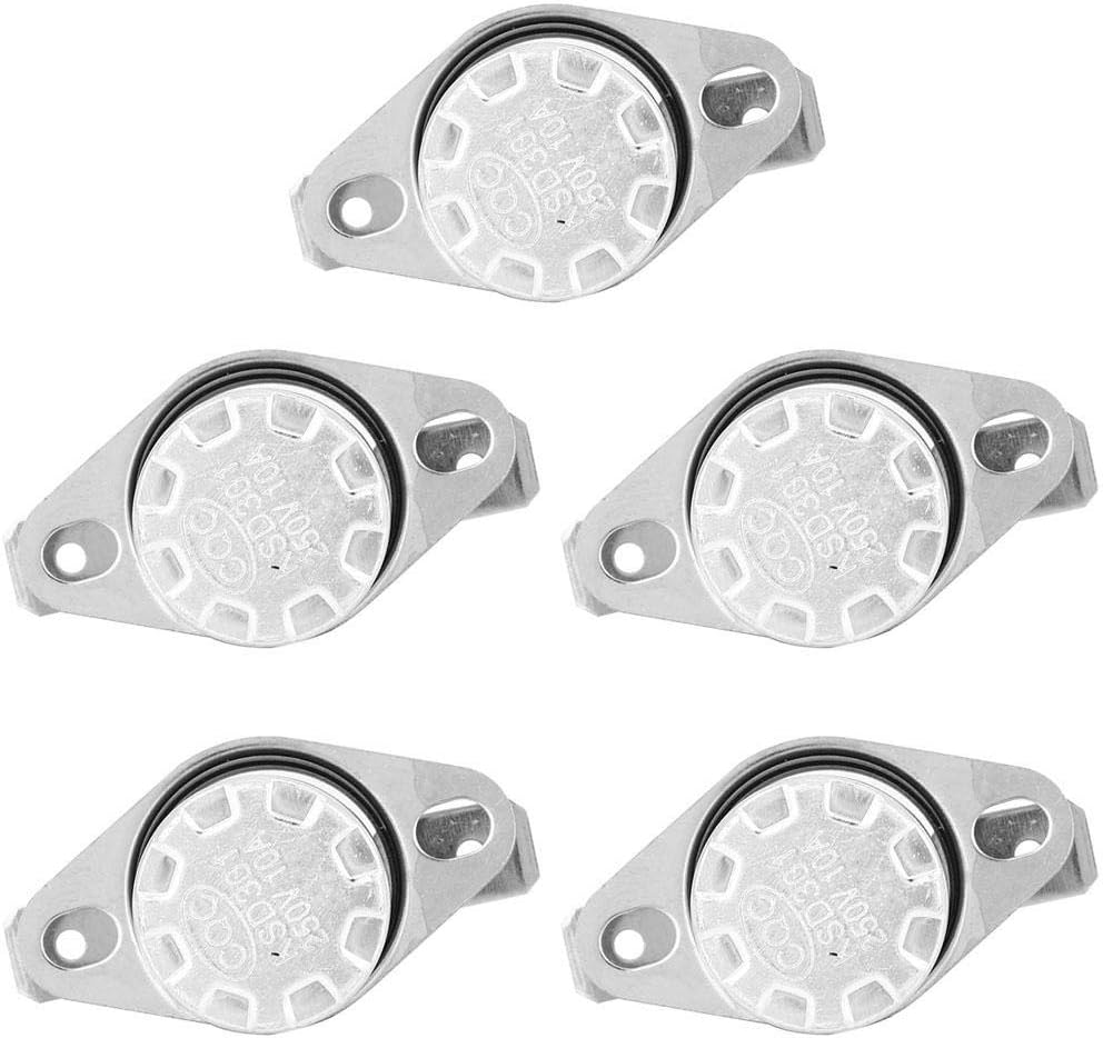 5Pcs KSD301 250V10A Normally Open Temperature Control Switch ...