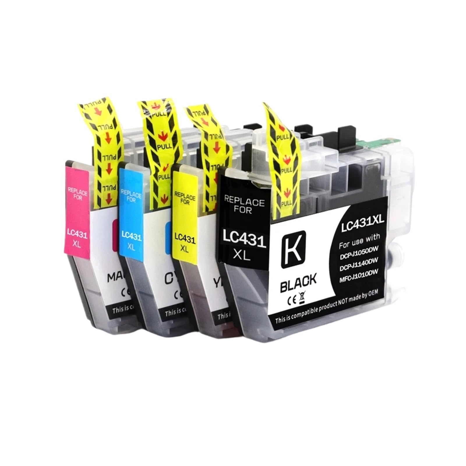 Cartuccia ink LC431 LC431XL, compatibile con Brother