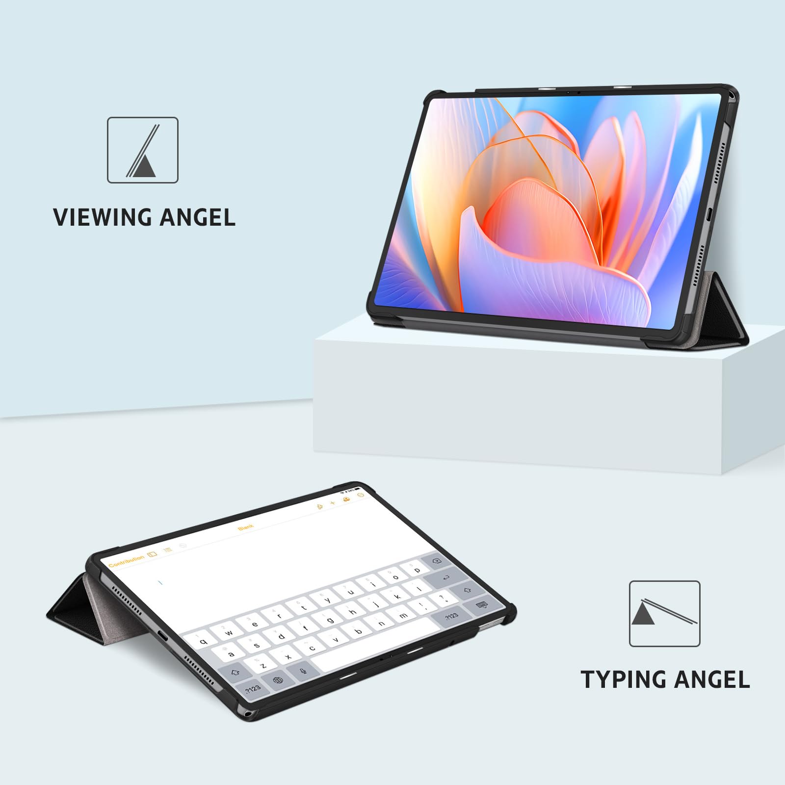 Étui FOXDOCK Intelligent En Cuir De Qualité Supérieure Pour Lenovo Tab