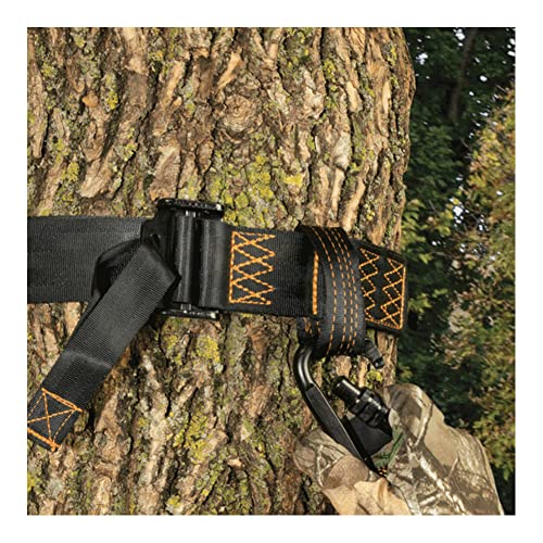 Muddy Outdoors Safety Harness Stitched Nylon Tree Strap With Steel Buckle For Tree Climbing & Hunting #TOP5