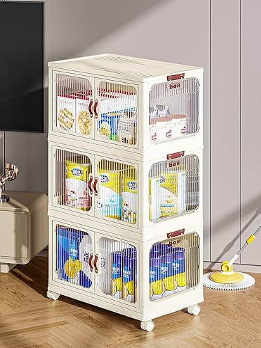 Miniatura 3 de ihomecooker Lidded Home - Contenedores de almacenamiento con puertas y tapas, organizador de maletero de automóvil de 8.4 galones, contenedores de