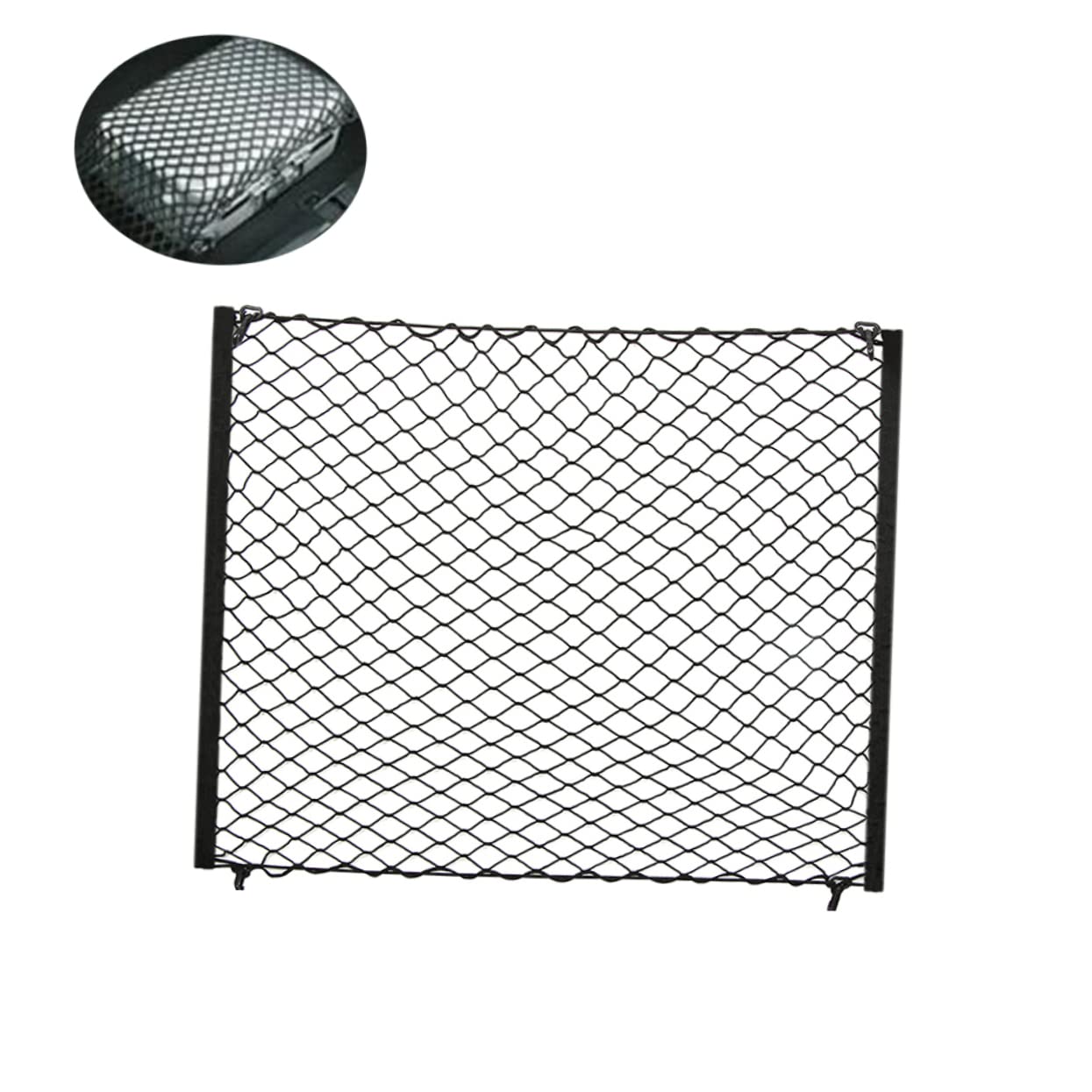 Filet de rangement coffre voiture Ciieeo pour SUV et fourgonnette avec crochets