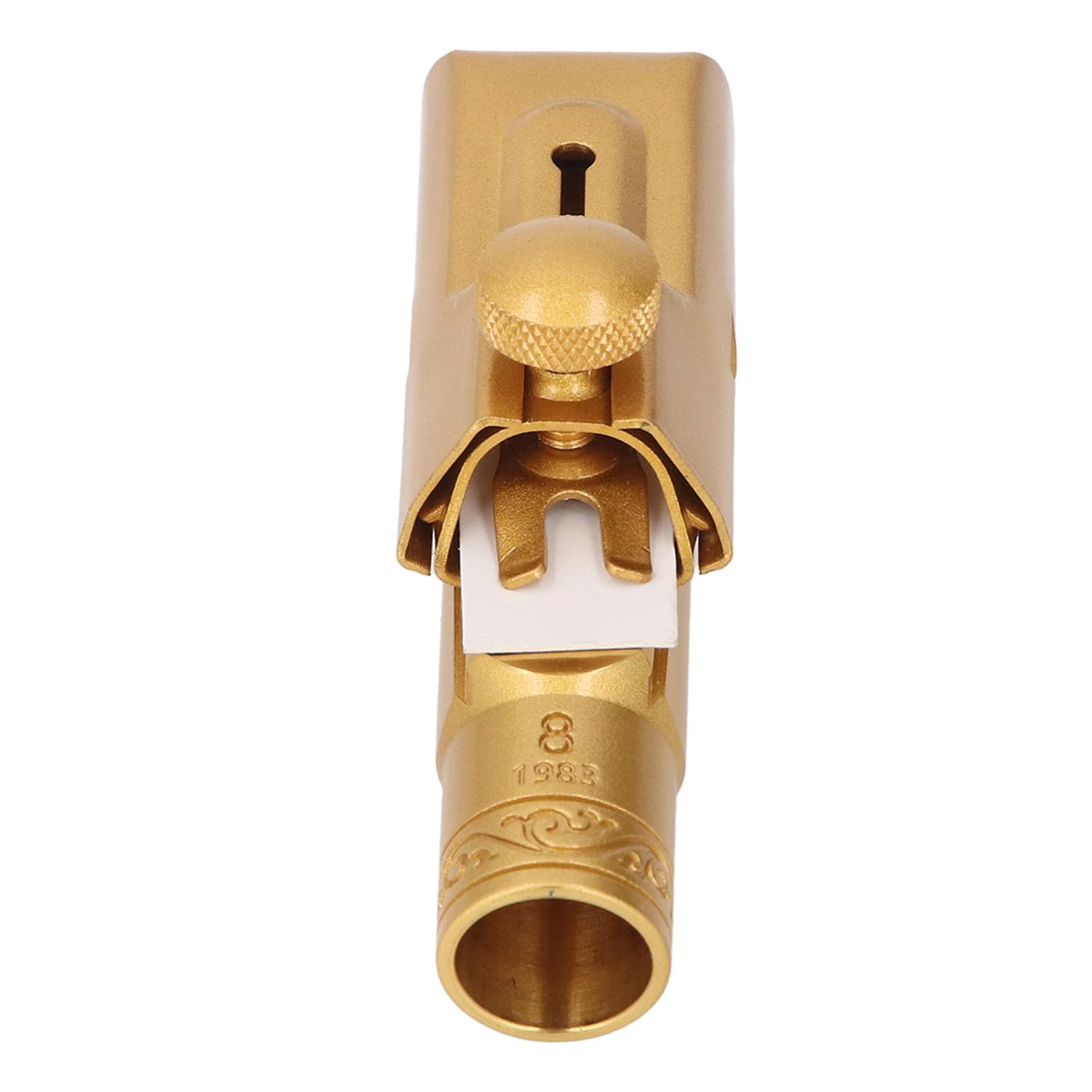 Boquilla de Saxofón Soprano Latón Metal Si Bemol 8C Sonido Potente para Profesionales y Principiantes, Adecuado para Amantes del Saxofón