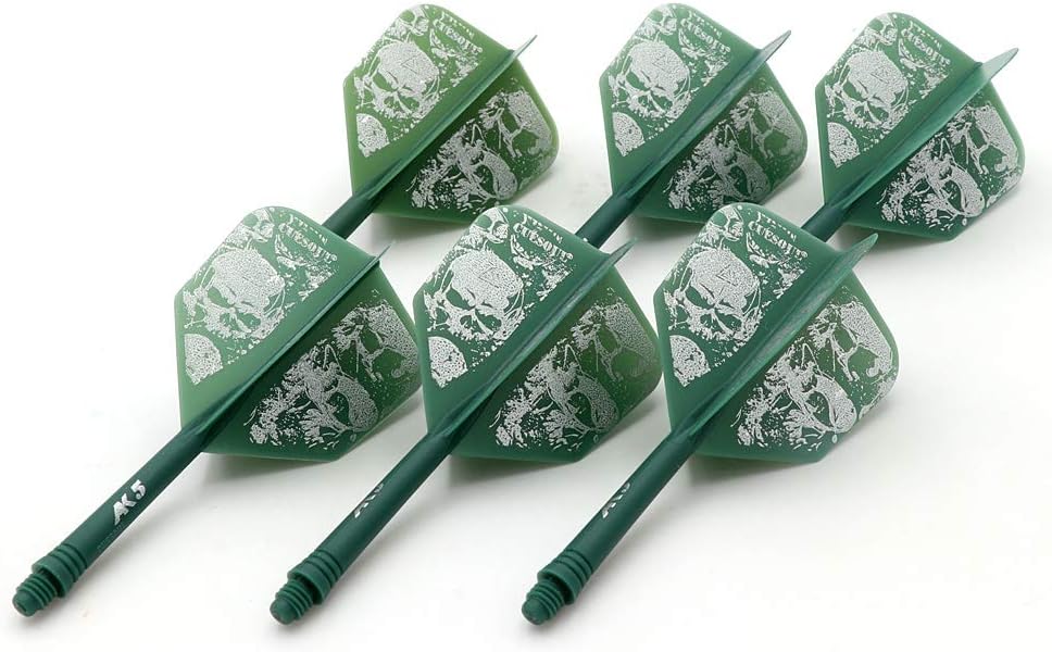 CUESOUL 6 Pieces ROST Integrated Dart Shaft and Flights