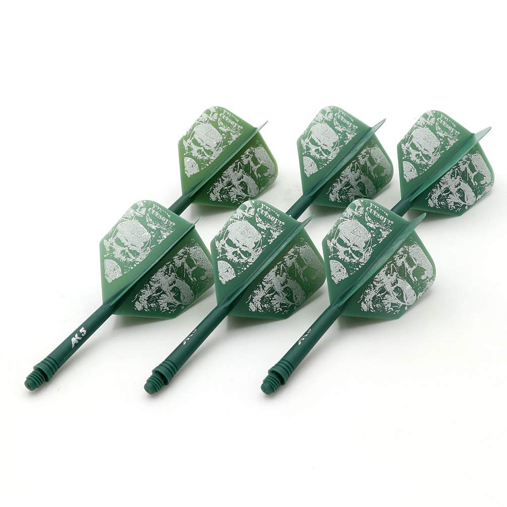 CUESOUL 6 Pieces ROST Integrated Dart Shaft and Flights