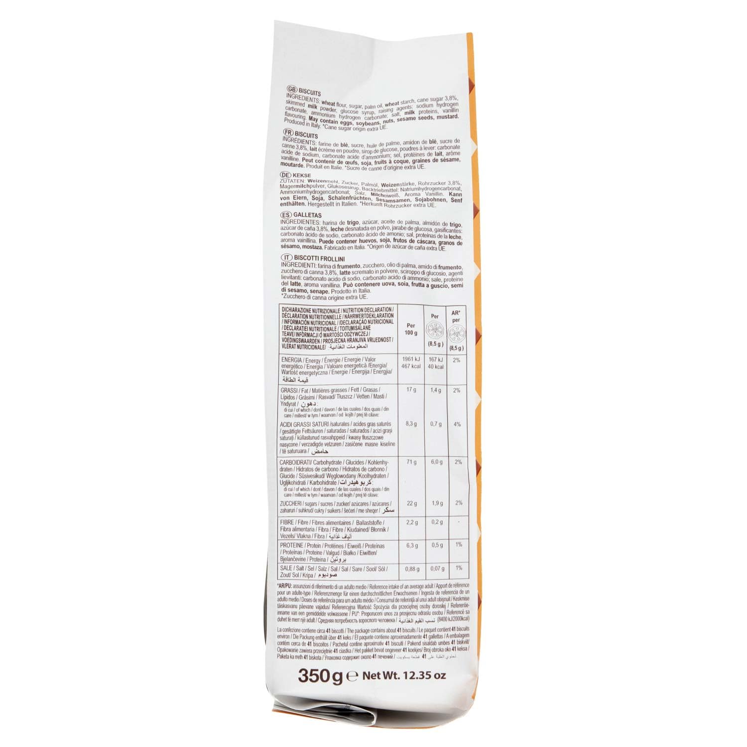 Campiello Frollini Buongiorno Zucchero Di Canna, 350g