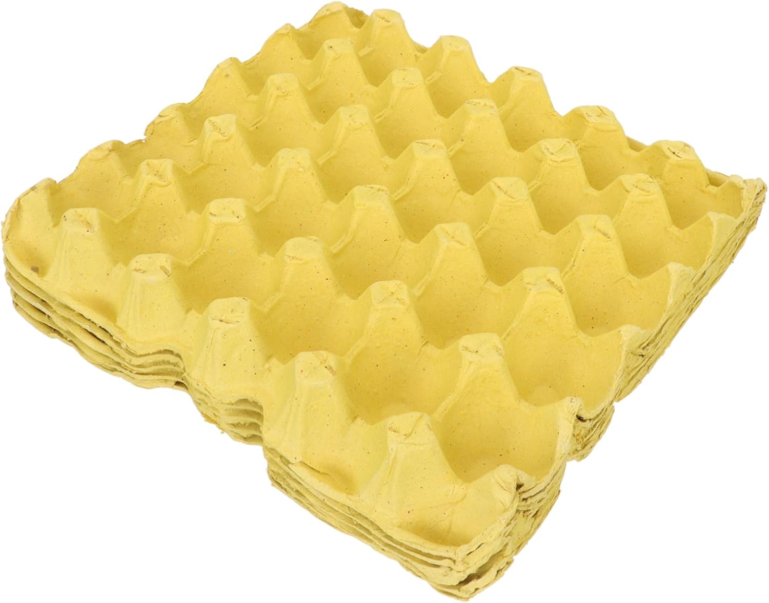 30-Pack Paper Pulp Egg Holders Stackable Egg Storage Trays for Kitchen for Household Use