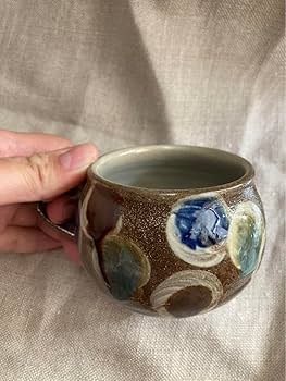 Amazon | やちむん 山城窯 山城尚子 カップ&ソーサー | ノーブランド品