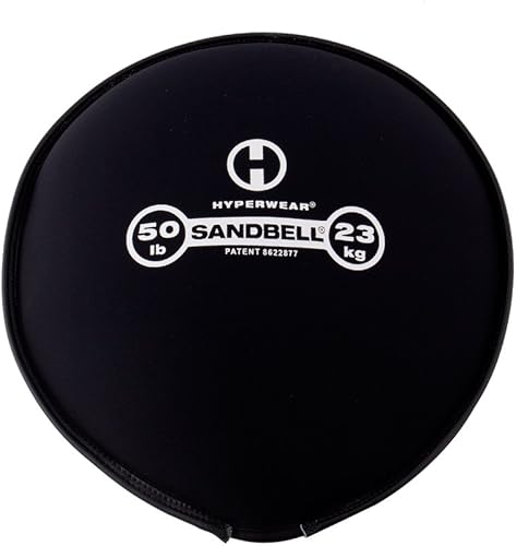 Miniatura 12 de HYPERWEAR SandBell® bolsa de arena suave de peso (1–22 kg) – Precargada con arena limpia de EE. UU., peso suave seguro para entrenamiento de fuerza,