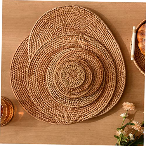 Set de table en rotin COLLBATH isolant et élégant pour repas chic - 5