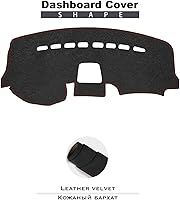 Vista 5 de BORATO Coche Dashboard cubierta salpicadero sombrilla protector alfombras alfombras, para Chevrolet Aveo 2014 Accesorios