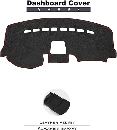 Miniatura 5 de BORATO Coche Dashboard cubierta salpicadero sombrilla protector alfombras alfombras, para Chevrolet Aveo 2014 Accesorios