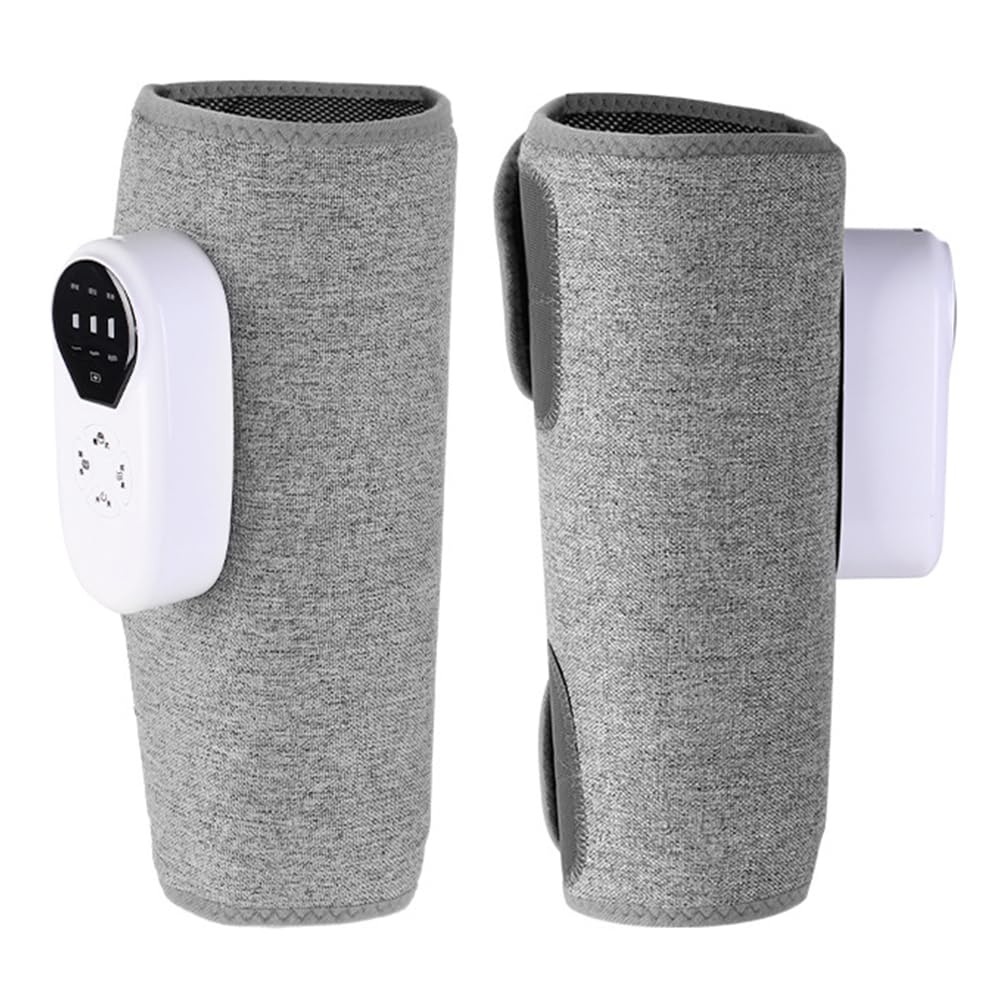 2 pcs Beinmassagegerät Kompression Heizfunktion Wadenmassagegerät Kabellos