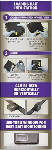 Miniatura 4 de Tomcat Advanced Brand - Cebo para ratas y ratones con estación recargable, uso en interiores y exteriores, 1 estación y 12 repuestos de bloques