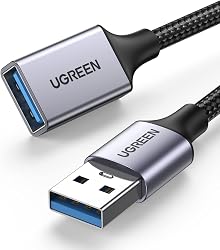 UGREEN USB Extension Cable, USB 3.0 Extender Male to Fema…