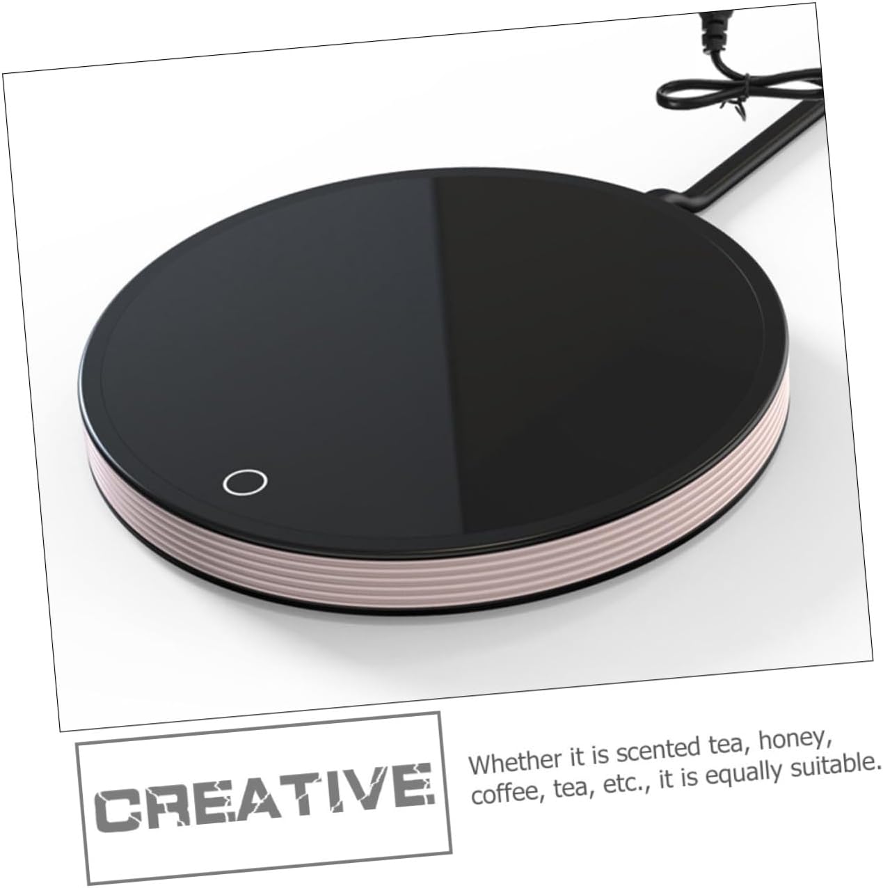 Delicate Coffee Warmer Heating Pad for Mug Household Mug Heater with Ac110 Voltage Office Cup Warmer Accessory Suitable for Desk Use