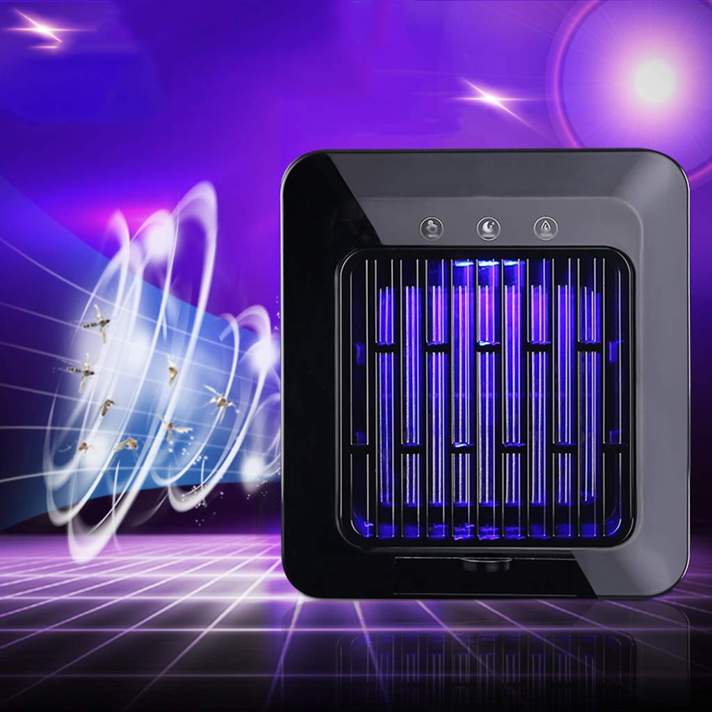 FAXIOAWA Trappola per zanzare Lampada antizanzare Domestico Silenzioso Repellente per zanzare Trappola Anti-zanzare Interno Plug-in Insetti Killer Lampada antizanzare a LED