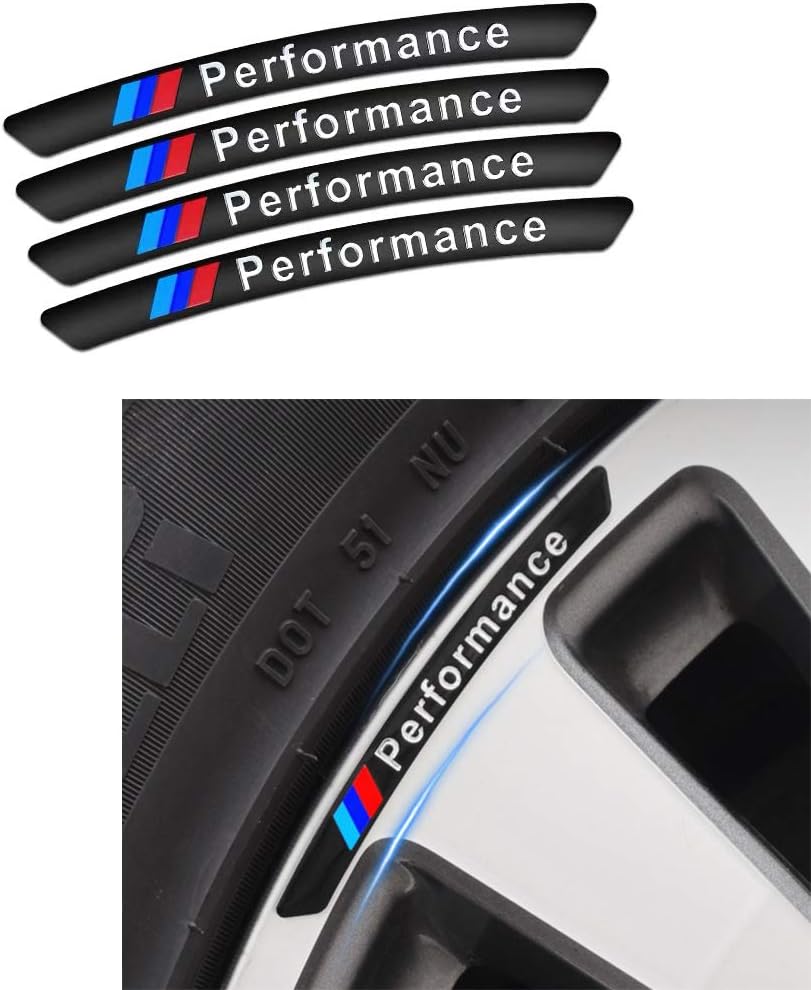 MAXMILO Aluminum Wheel Center Emblems Decoration Cover Trim Compatible with BMW ///M 1 2 3 4 5 6 Series X3 X4 X 5 X6 (F20 F21 F22 F23 F30 F31 F32 F33 F35 F36 F10 F11 F12 F13 F26 F15 F16)(Black)