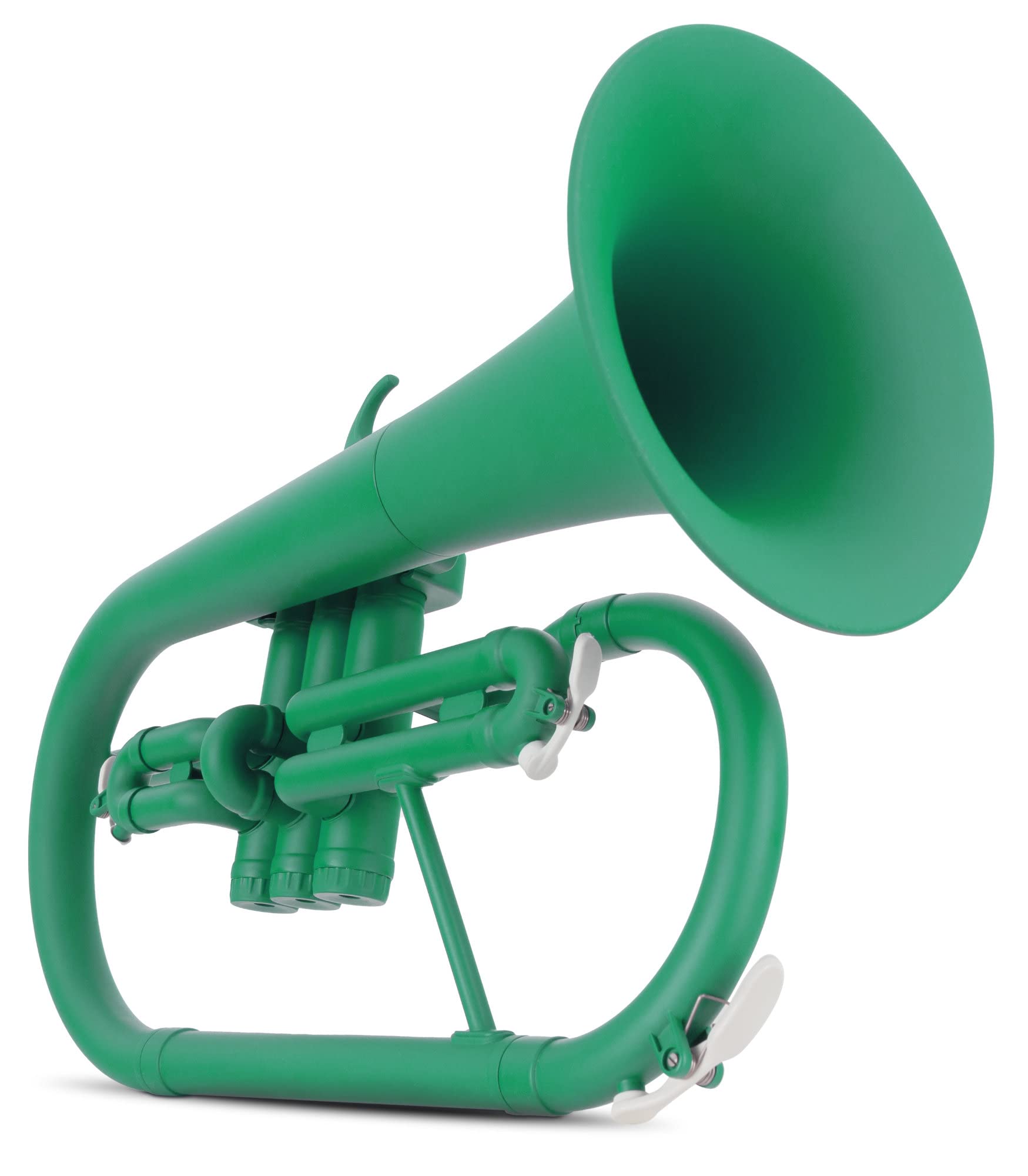 Classic Cantabile MardiBrass Bugle en ABS - Pistons Perinet - 600g léger - Perçage : 11,5 mm - avec embouchure et housse - vert mat