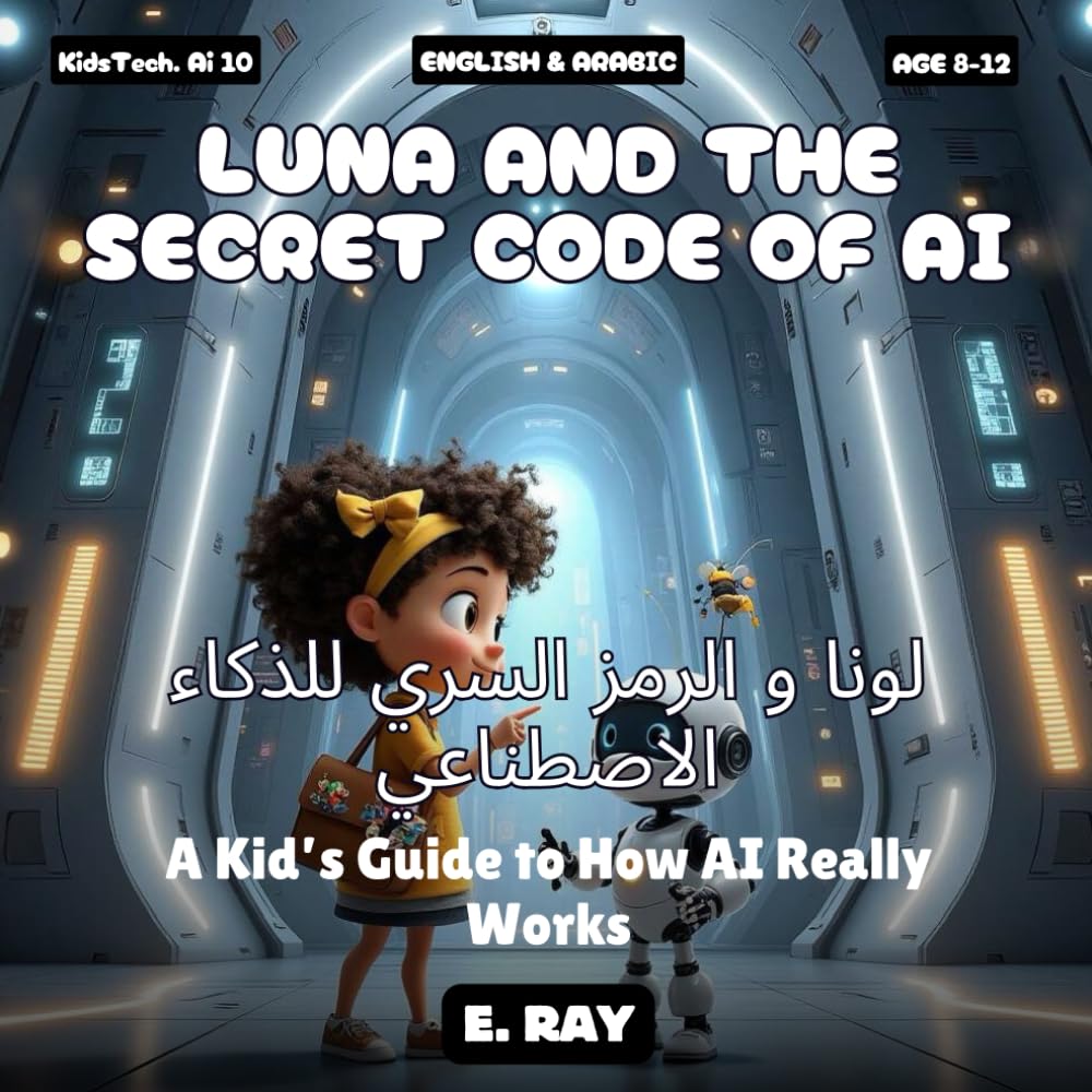 AI FOR KIDS - LUNA AND THE SECRET CODE OF AI (BILINGUAL ENGLISH-ARABIC): لونا و الرمز السري للذكاء الاصطناعي