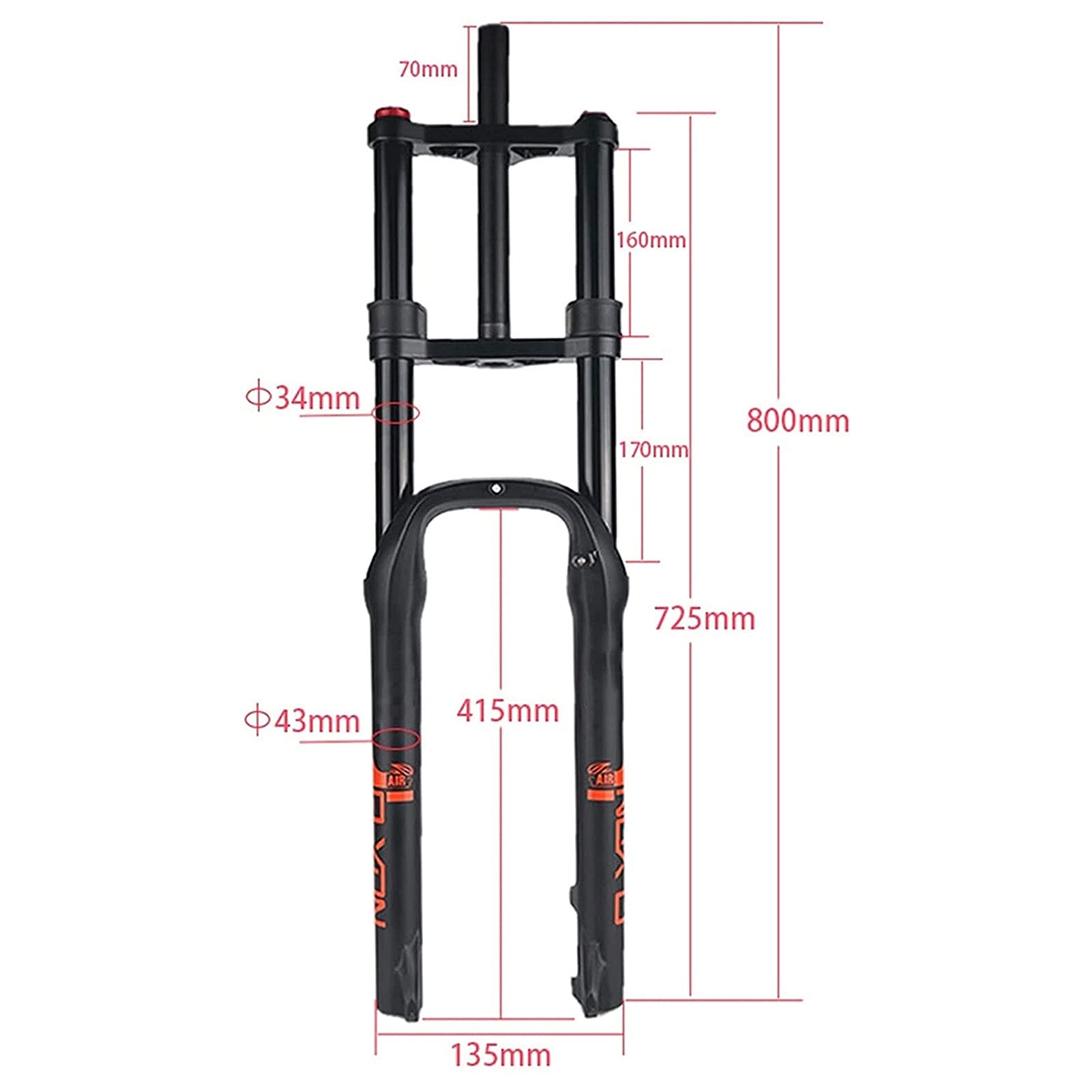 Amazon.co.jp: サスペンション 自転車 BMX.サスペンションフォーク26x4