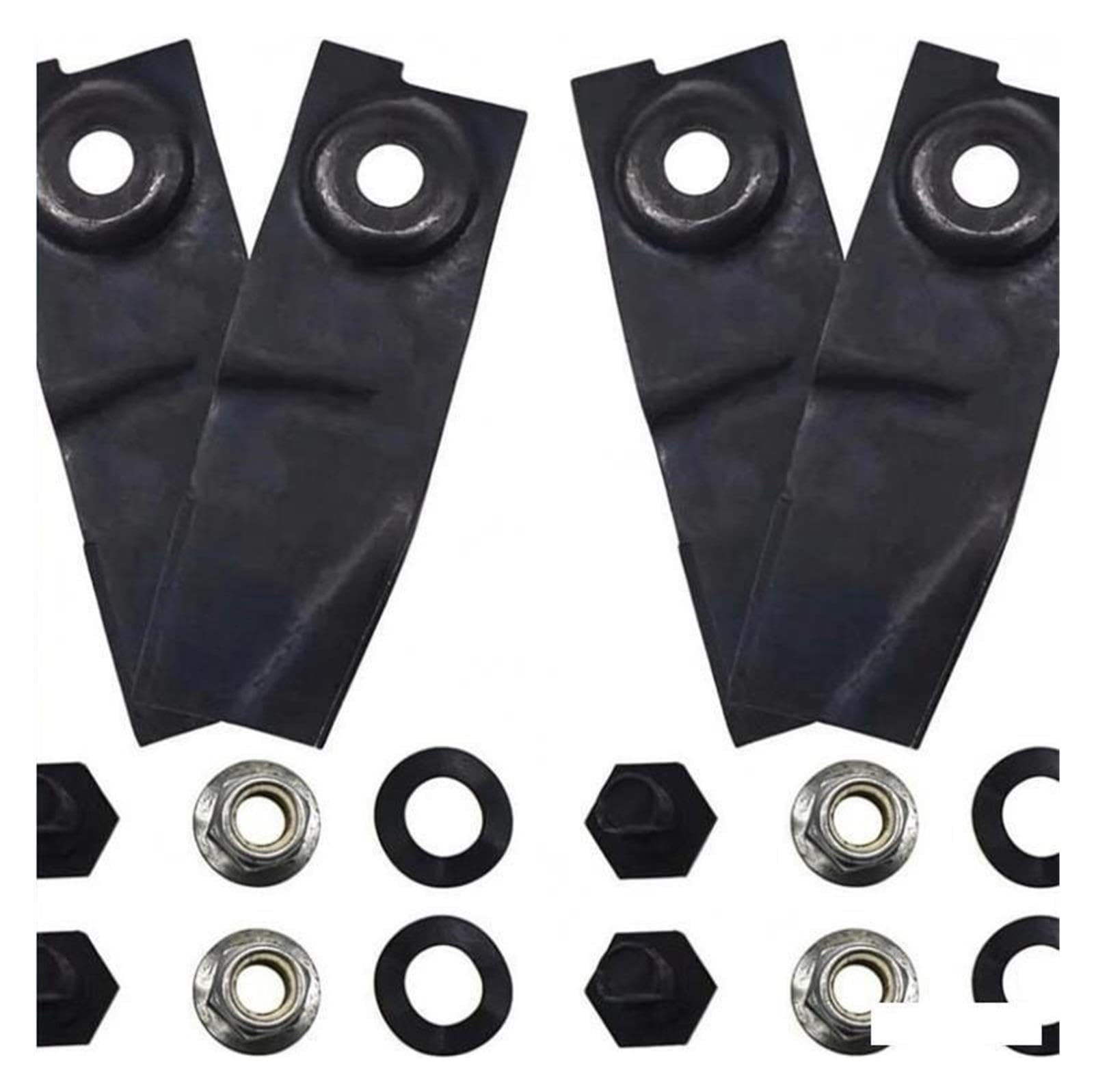 Zwei Paar Rasenmähermesser, 19 Zoll, Kompatibel for Masport, Ersatzteil 783310 783529, S18 Freischneider-Schneidmesser