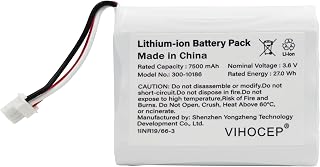 Replacement 300-10186 Battery for ADT Command Smart Security Panel ADT5AIO-1 ADT5AIO-2 ADT5AIO-3 ADT7AIO-1, Honeywell ADT 2X16 AIO Home Security Panel ADT2X16AIO-1 ADT2X16AIO-2 Battery