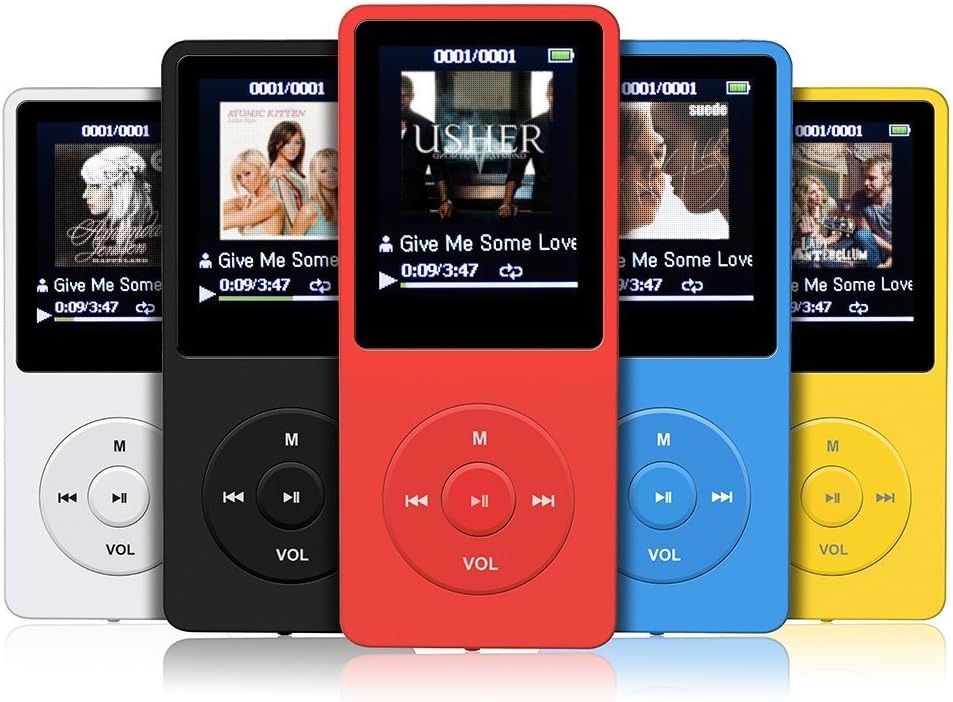 AGPtEK 8GB Music Player, Black